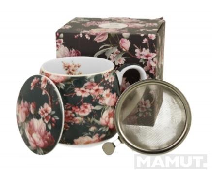 Velika šolja za čaj sa infuzerom NOEMI BLACK