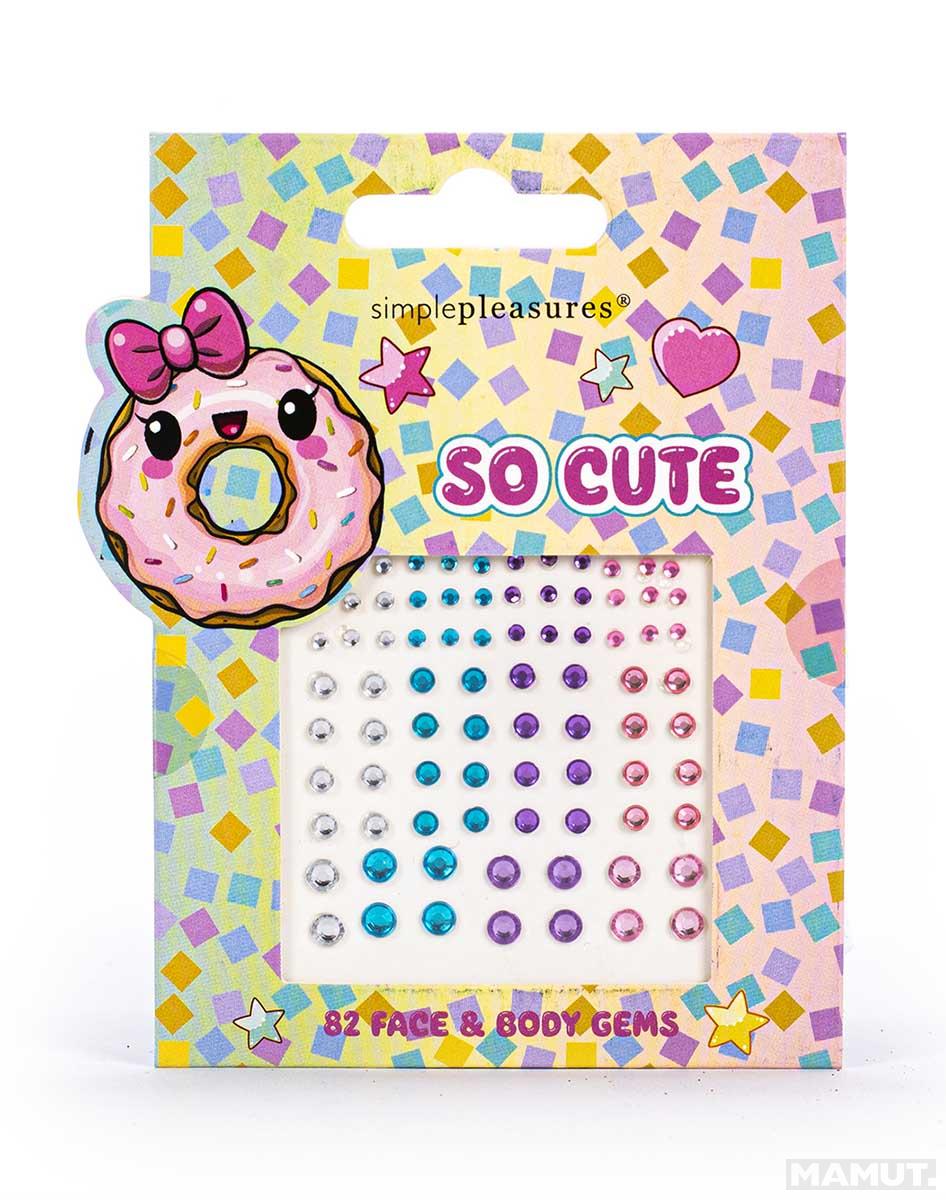 Set od 50 stikera za lice i telo SO CUTE 