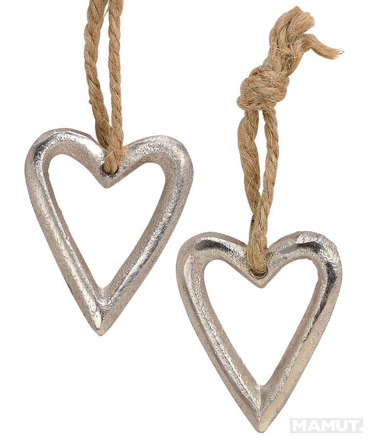 Novogodišnji ukras ZVEZDICA / SRCE 5cm / 3 vrste 