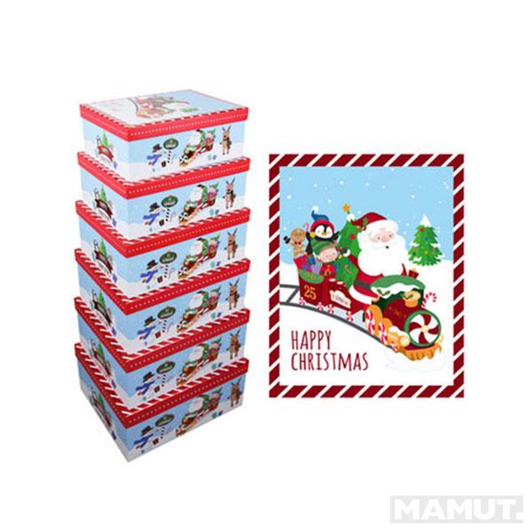 Ukrasna kutija NOVA GODINA 30x22x12 cm 