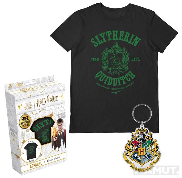 HARRY POTTER poklon set majica i privezak SLYTHERIN - XL 