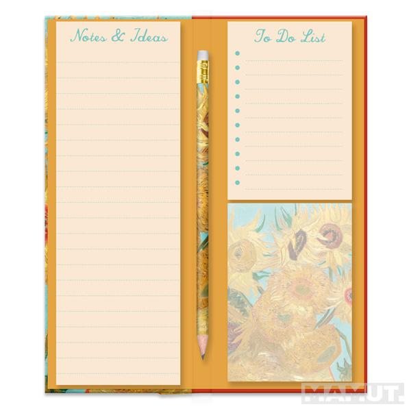 Notes i to do lista VAN GOGH - SUNFLOWERS 