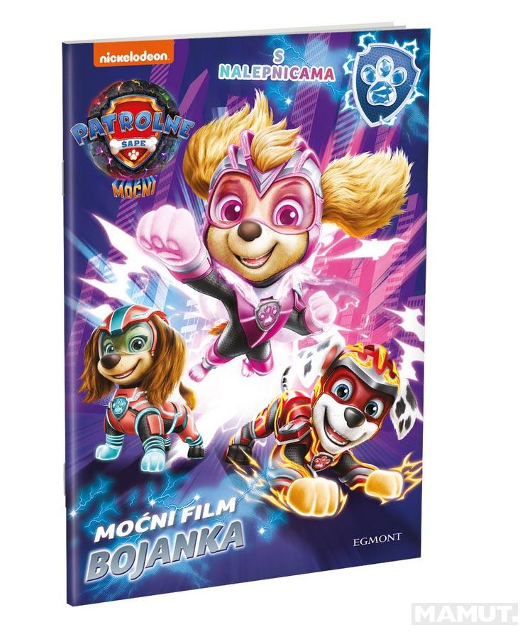 PAW PATROL MOĆNI FILM BOJANKA SA NALEPNICAMA 