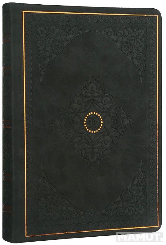 VICTORIA'S JOURNALS notes A5 na linije OLD BOOK - CRNI 