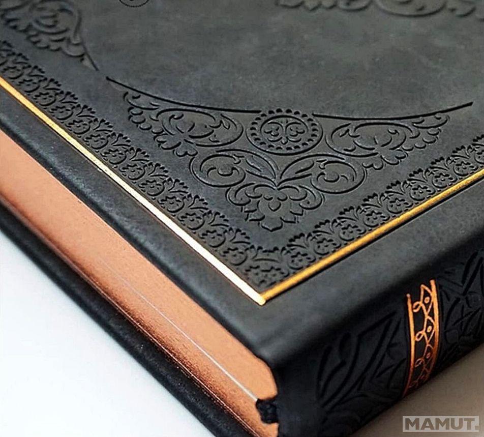 VICTORIA'S JOURNALS notes A5 na linije OLD BOOK - CRNI 