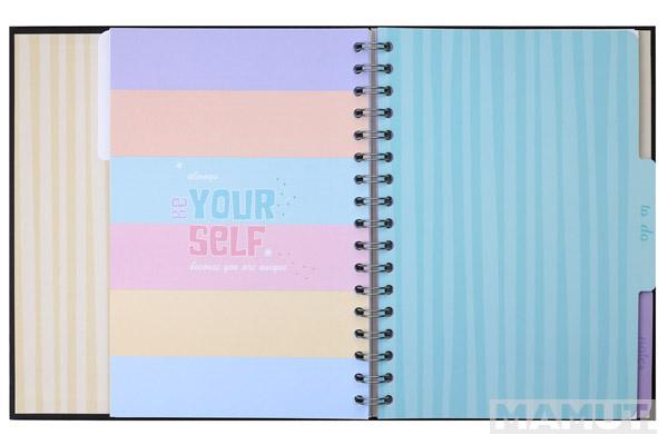VICTORIA'S JOURNALS notes na tačkice 17x23 - PLAVO CVEĆE 