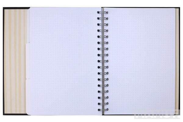 VICTORIA'S JOURNALS notes na tačkice 17x23 - PLAVO CVEĆE 