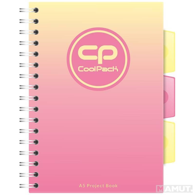 Notes sa spiralom A5 GRADIENT PEACH 
