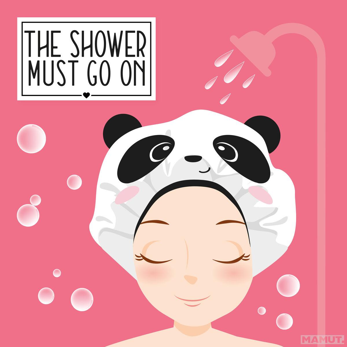 Kapa za tušranje THE SHOWER MUST GO ON - PANDA 