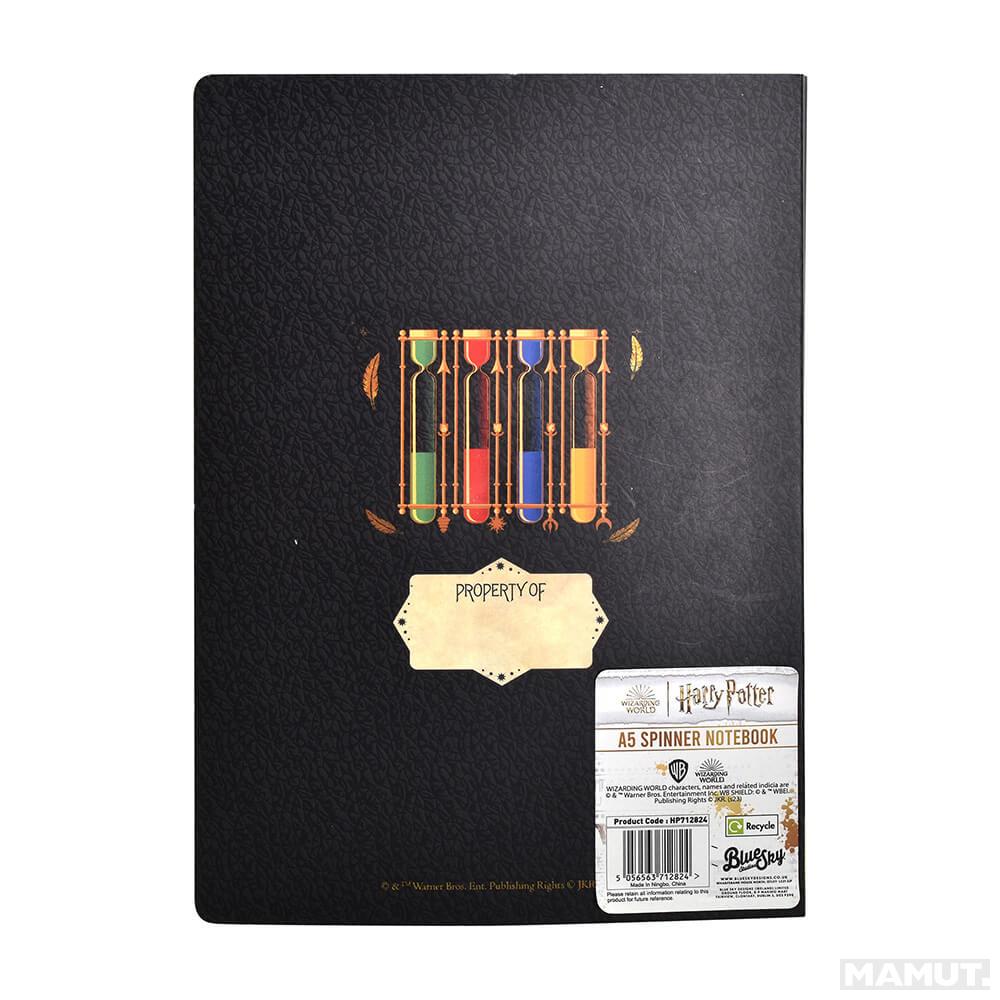 Notes A% HARRY POTTER Colourful Crest - Spinner 