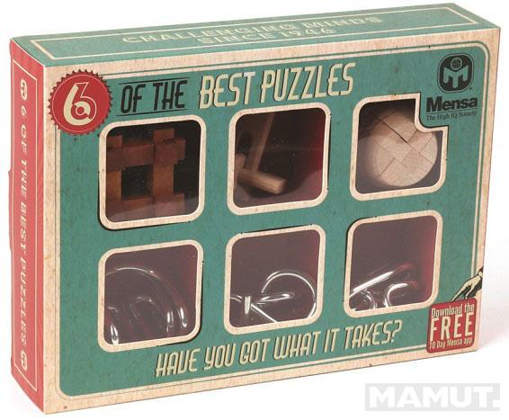 Mozgalice MENSA SET OF 6 BEST PUZZLES 