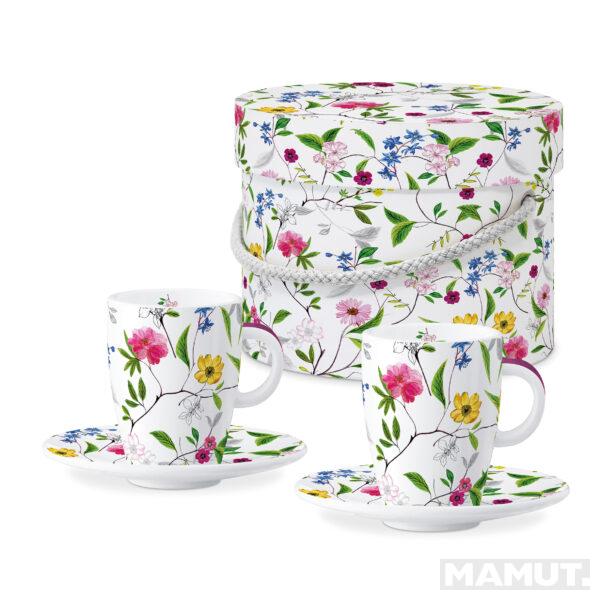 Set dve šolje sa tacnom FLOWER POWER 2 