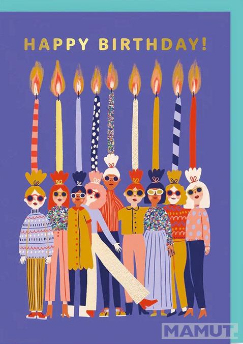 Rođendanska čestitka CANDLE LADIES 