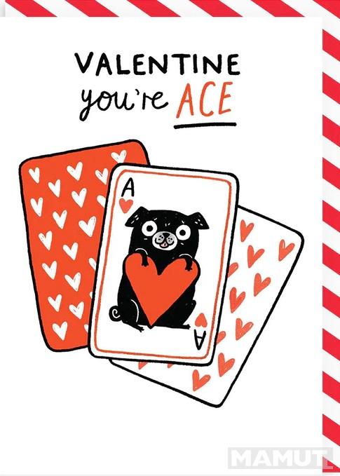 Čestitka VALENTINE YOU'RE ACE 