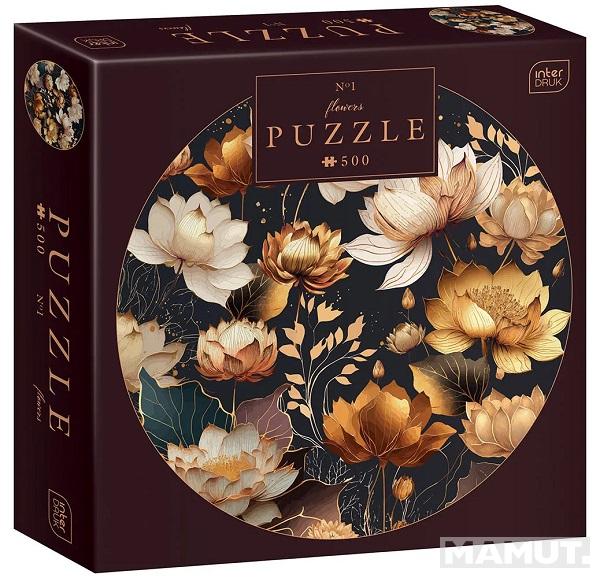 Puzzle okrugle FLOWERS 500 kom 