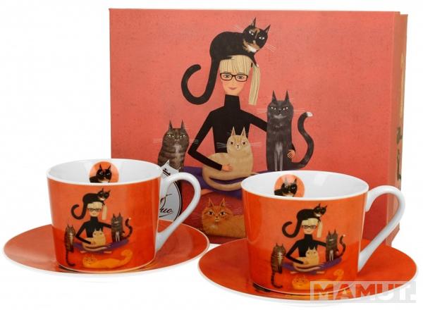 Set dve šolje CAT'S WORLD - CINDY & KITTIES 