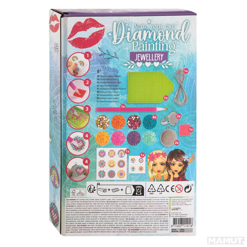 Slikanje cirkonima DIAMOND PAINTING JEWELLERY 26x17cm 