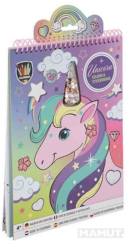 Bojanka i stikeri JEDNOROG 