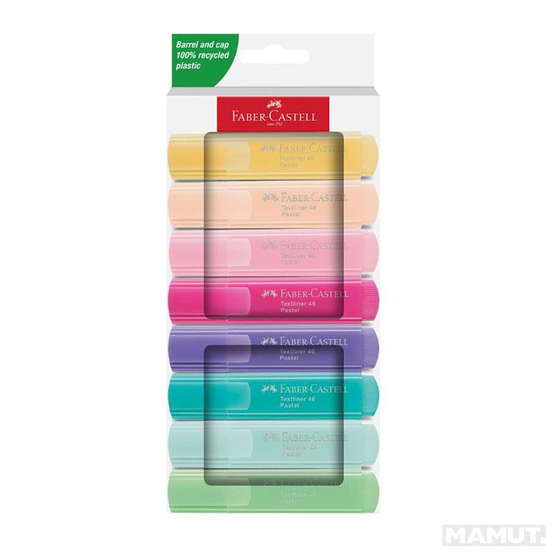 FABER CASTELL set osam signira PASTELNIH BOJA 