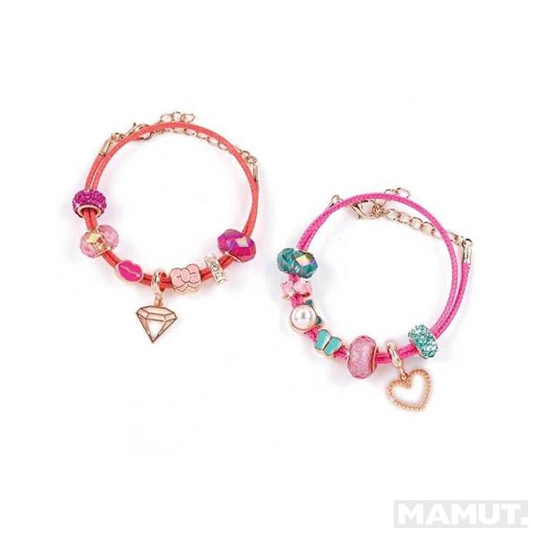 Kreativni set za pravljenje narukvica HALO CHARMS PRETTY IN PINK Make it real 