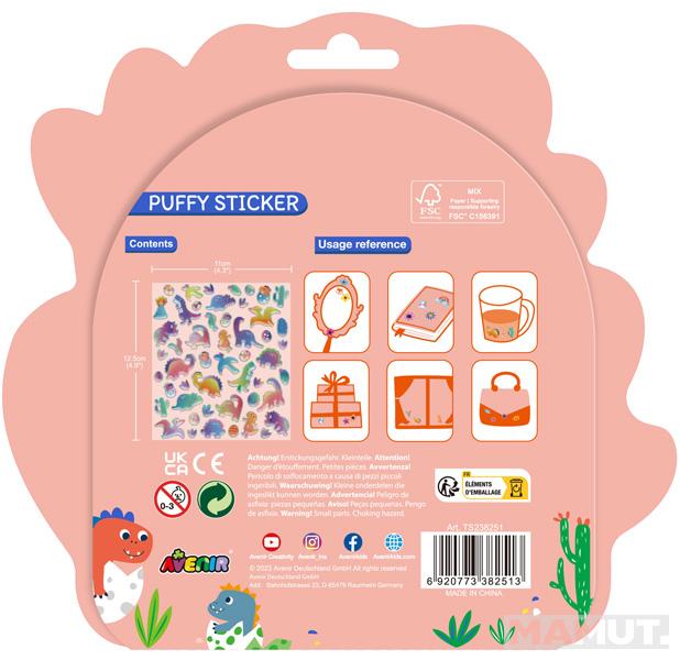 Kreativni set sa nalepnicama DINOSAURUSI 