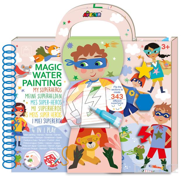 Magična vodena bojanka MOJI SUPERHEROJI 