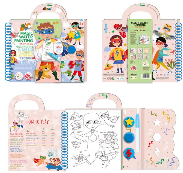 Magična vodena bojanka MOJI SUPERHEROJI 
