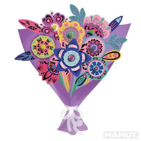 SCRATCH BOOK  knjiga grebalica BUKET CVEĆA 