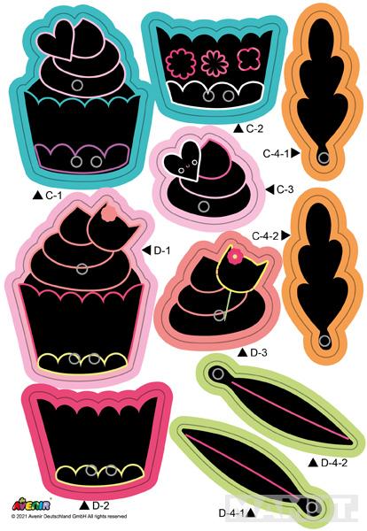 SCRATCH BOOK  knjiga grebalica BUKET MAFINA 