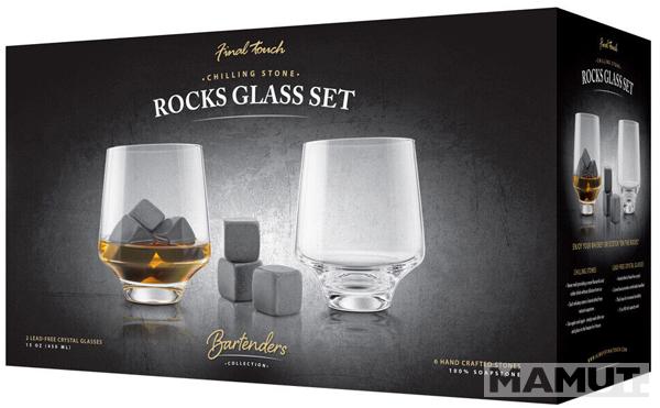 Poklon set dve čaše sa kockicama za led 