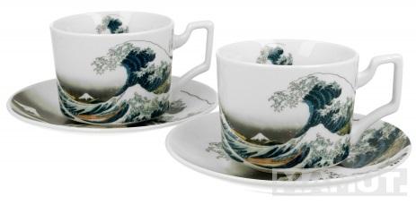 Set dve šolje  THE GREAT WAVE - K. HOKUSAI 