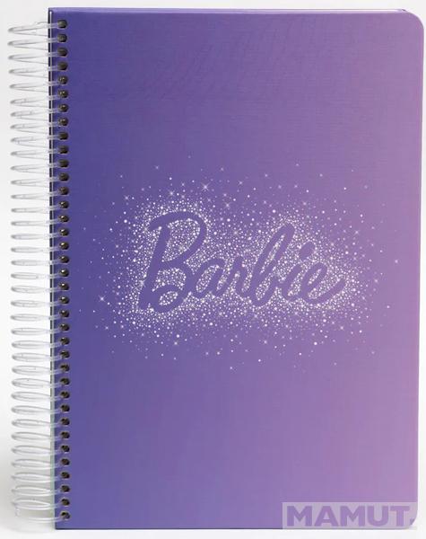 Notes sa spiralom, tačkice, TP BARBIE SPARKLY - LILA 