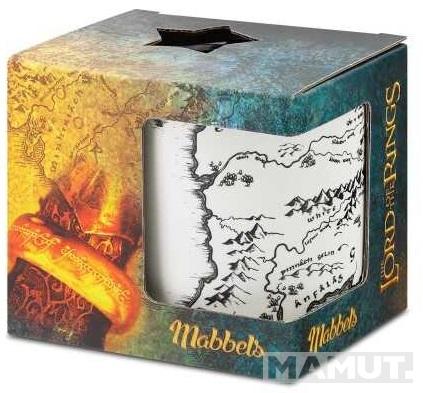 THE LORD OF THE RINGS šolja MAPA SREDNJE ZEMLJE 