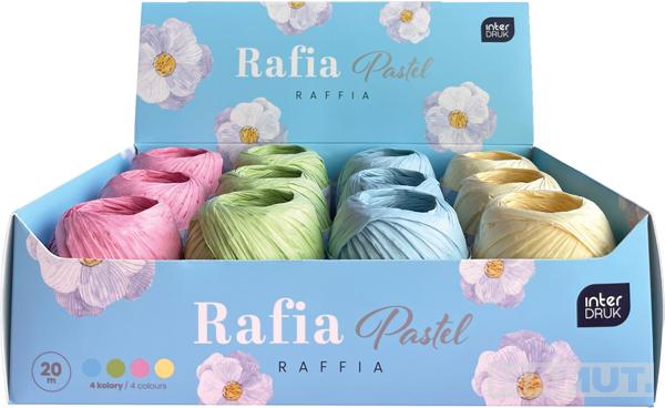 Ukrasna vrpca za pakovanje PASTEL 20m / ČETIRI BOJE 