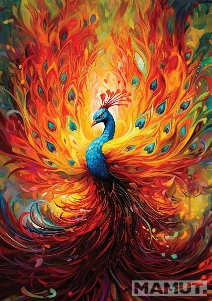Puzzle COLORFUL PEACOCK 1500kom 