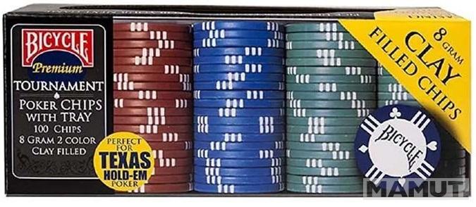 Društvena igra ČIPOVI ZA POKER - BICIKL 