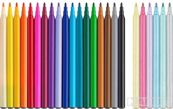 FABER CASTELL flomasteri 18+6 JEDNOROG 