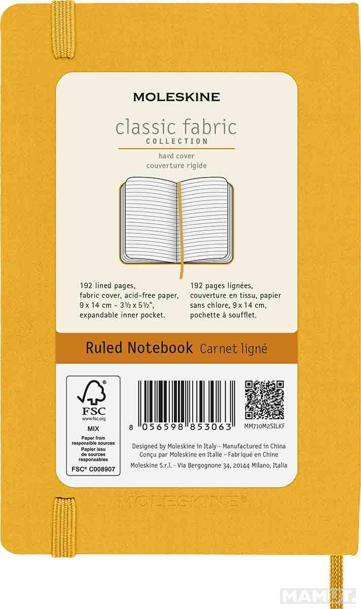 Notes Moleskin RUL ORANGE žuti 