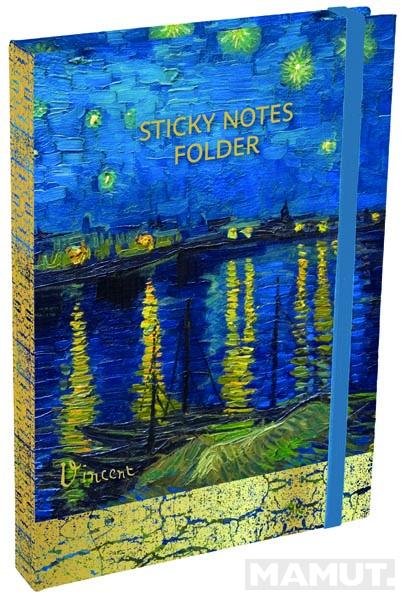 Notes A5 sa samolepljivim papirićima VAN GOGH - STARRY NIGHT 