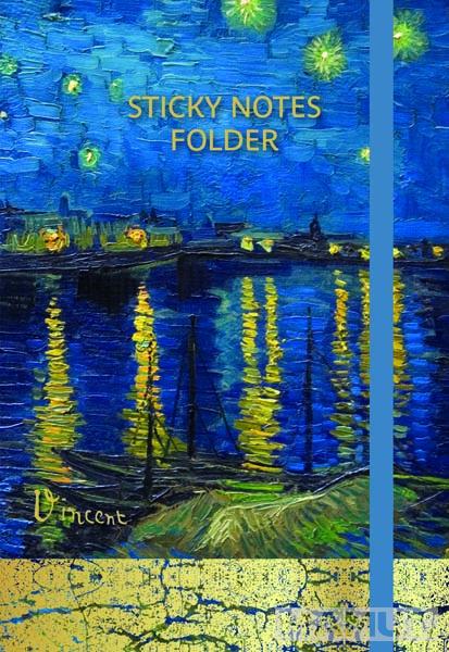 Notes A5 sa samolepljivim papirićima VAN GOGH - STARRY NIGHT 