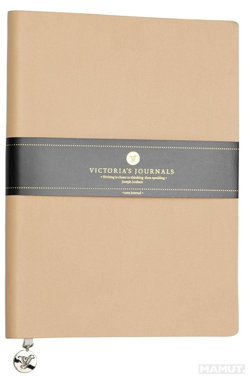 Notes fleksi A5 na linije COVER CLASSIC bež