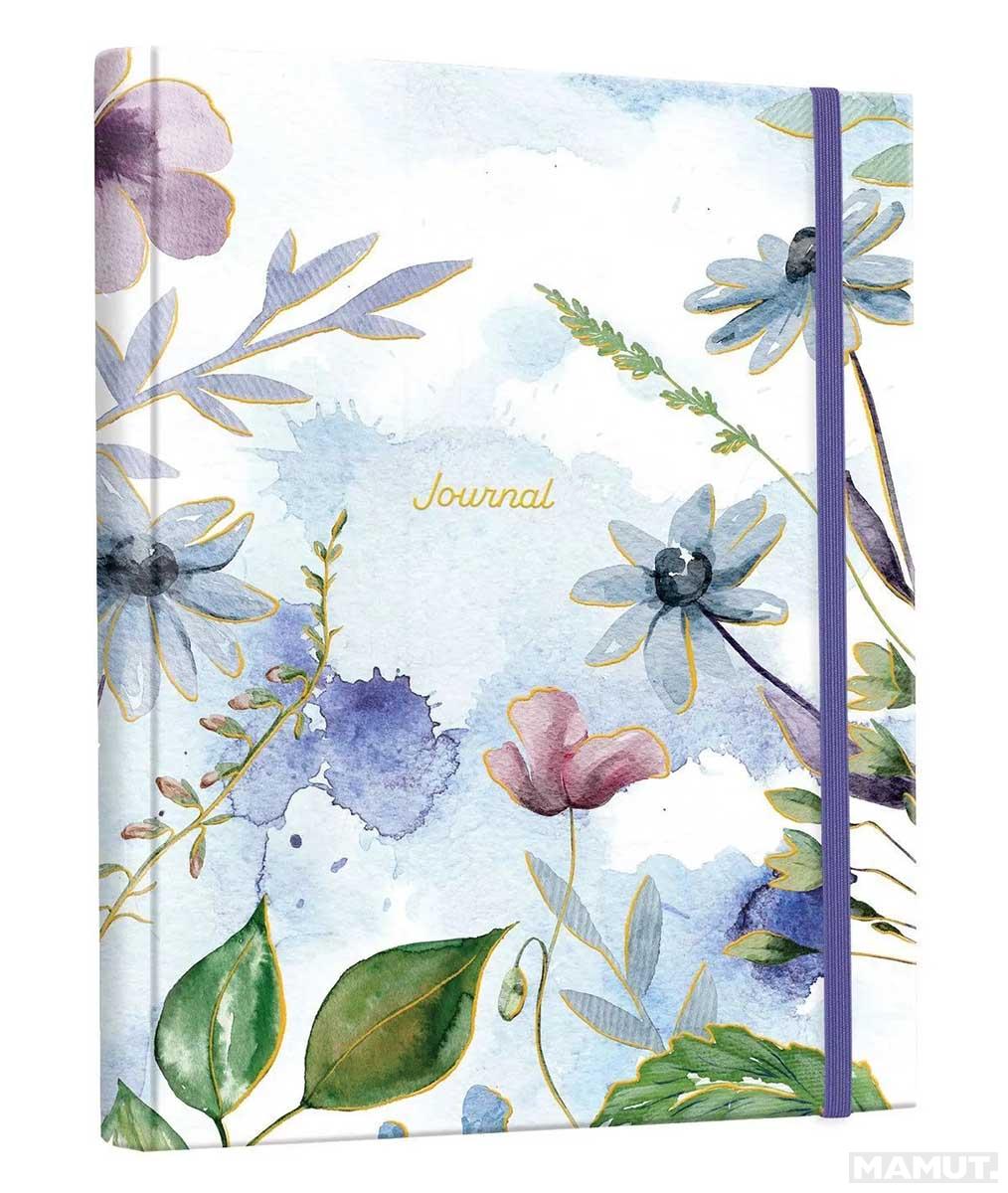 Tvrdokoričen notes sa spiralom B5 VICTORIA'S JOURNALS Cveće, na linije 