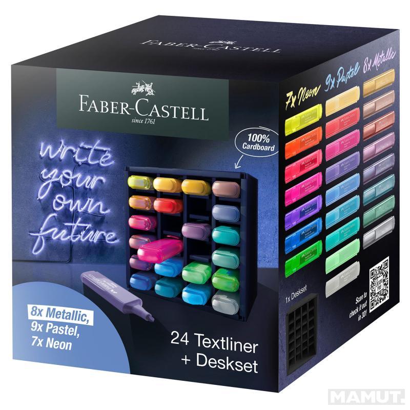 FABER CASTELL set 24 flomaster textlinera 