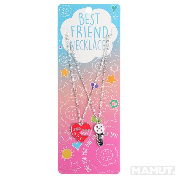 Set dve ogrlice BFF KLJUČ I SRCE 