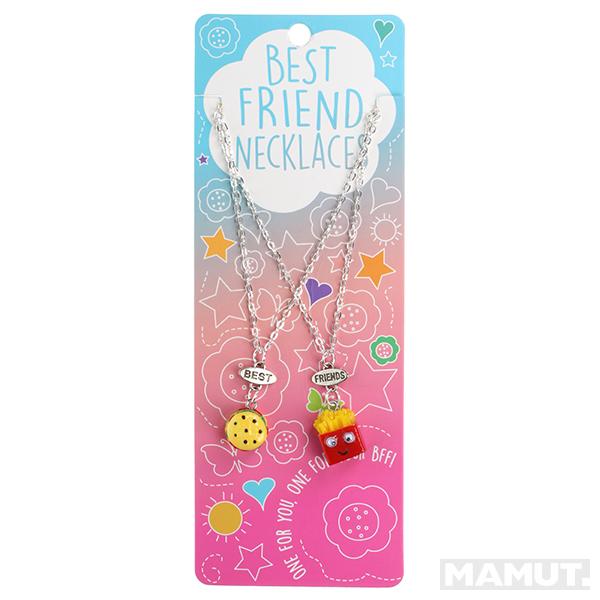 Set dve ogrlice BFF - HAMBURGER I POMFRIT 