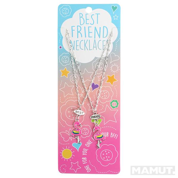 Set dve ogrlice BFF - FLAMINGOS 