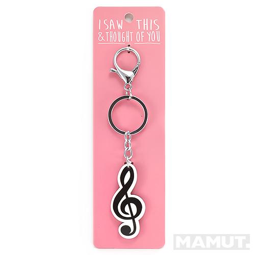Privezak za ključeve TREBLE CLEF 