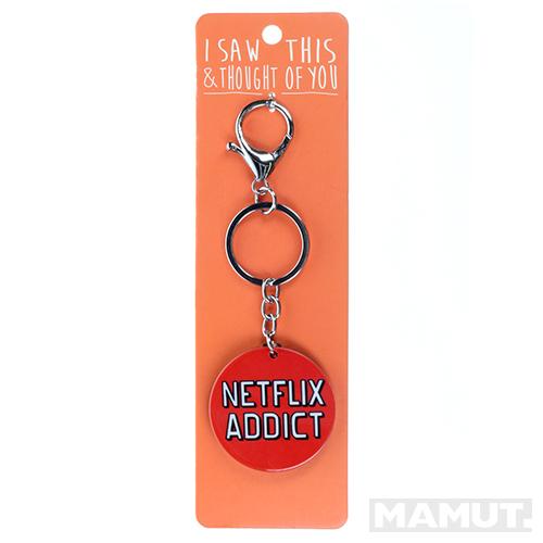 Privezak za ključeve NETFLIX ADDICT 