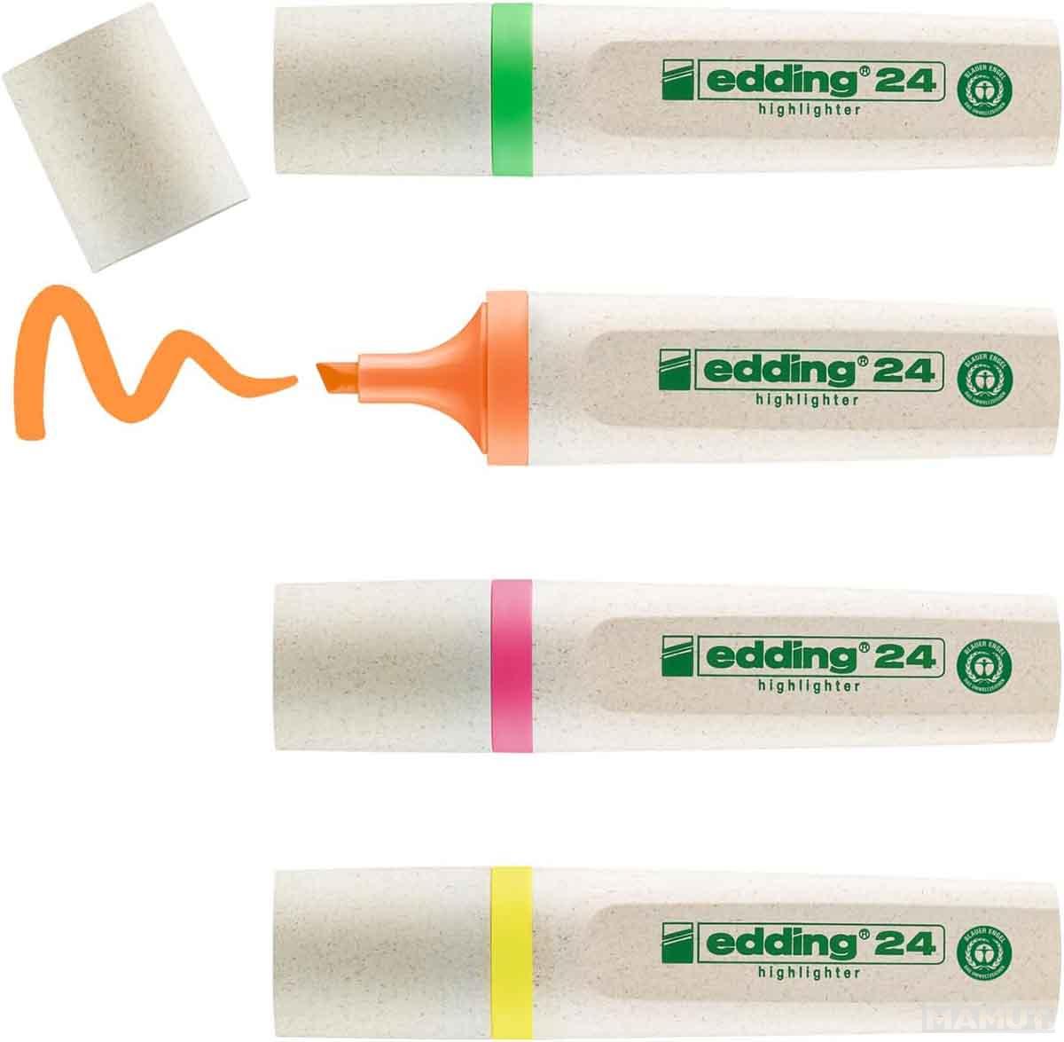 SIGNIRI E-24 ECOLINE 2-5MM       SET 1/4 EDDING SORTIRANO 