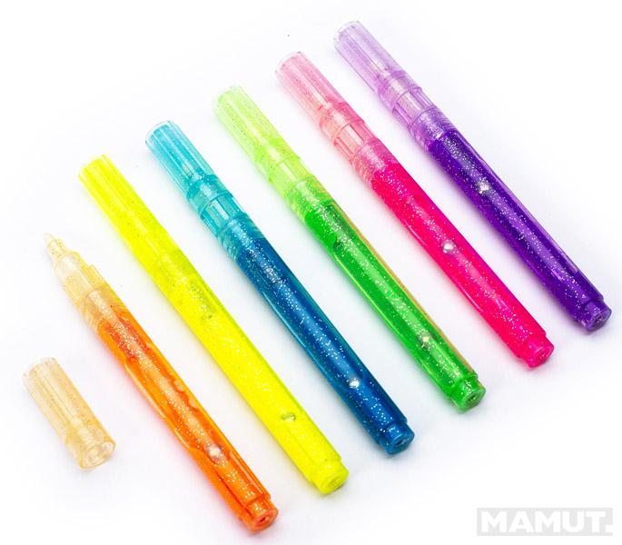 Set šest svetlucavih signira GLITTER 2 